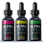 Zilis UltraCell CBD Oil-Trio of Berry, Lemon and Raw Flavors