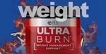 UltraBurn for Weightloss Jar with Flames Jar reads Weight Management Support