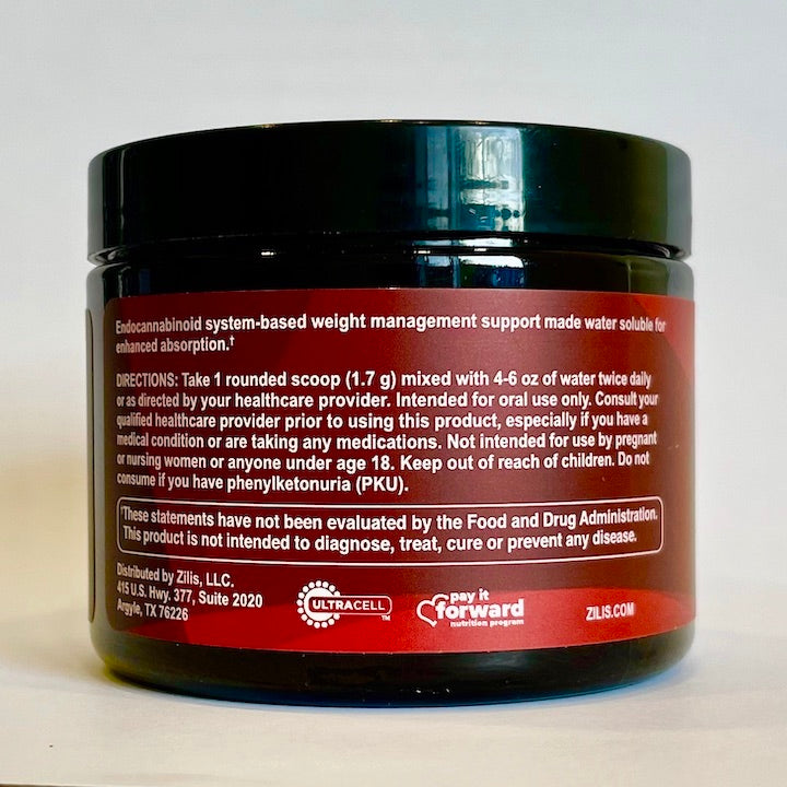 Zilis UltraBurn Water-Soluble Blended Weight Support Powder – ultra Zwell