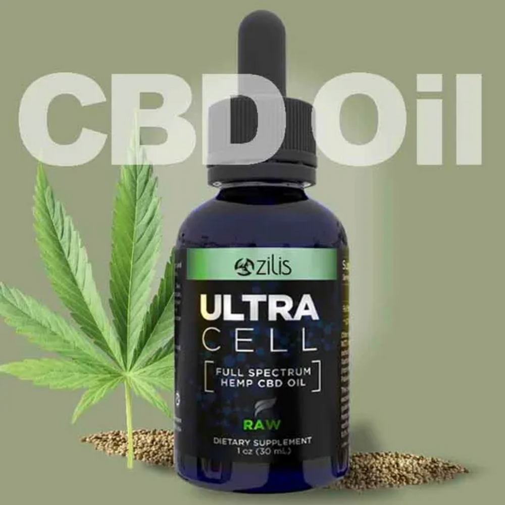 Zilis' UltraCell CBD Oil - Raw Flavor -  For Pets too!